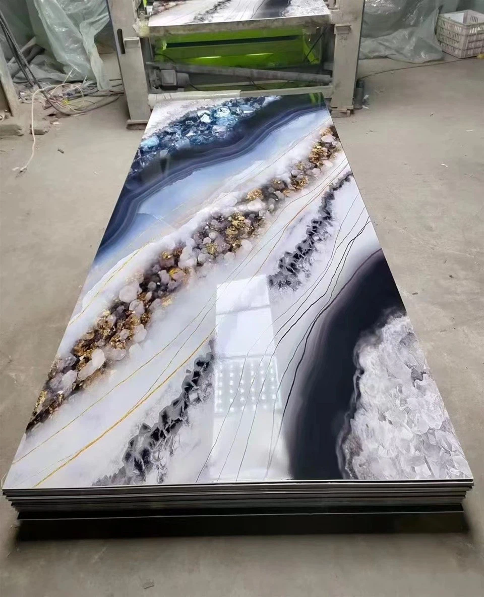 High Quality Glossy Uv Marble Sheet high quality