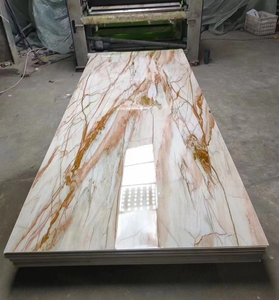 High Quality Glossy Uv Marble Sheet suppliers